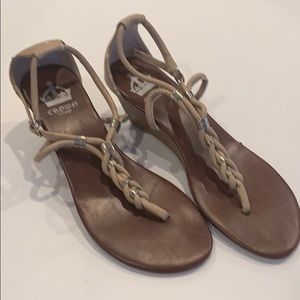 Crown vintage wedge sandal